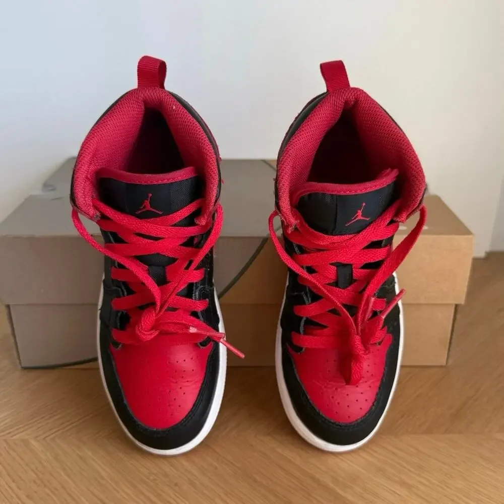 Nike Air Jordan 1 Mid ‘Alternate Bred’ Kids Sneakers- SZ 1 Y